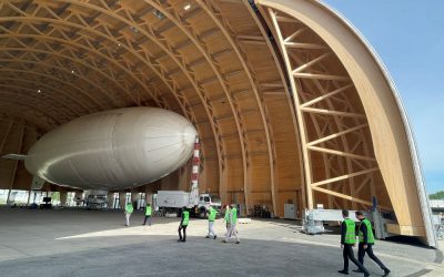 DAER activities on airships at Zeppelin-Reederei Presentation, Essen/Mulheim Airport